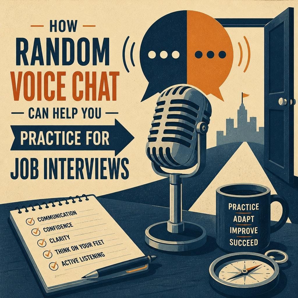 How Random Voice Chat Can Help You Practice for Job Interviews
