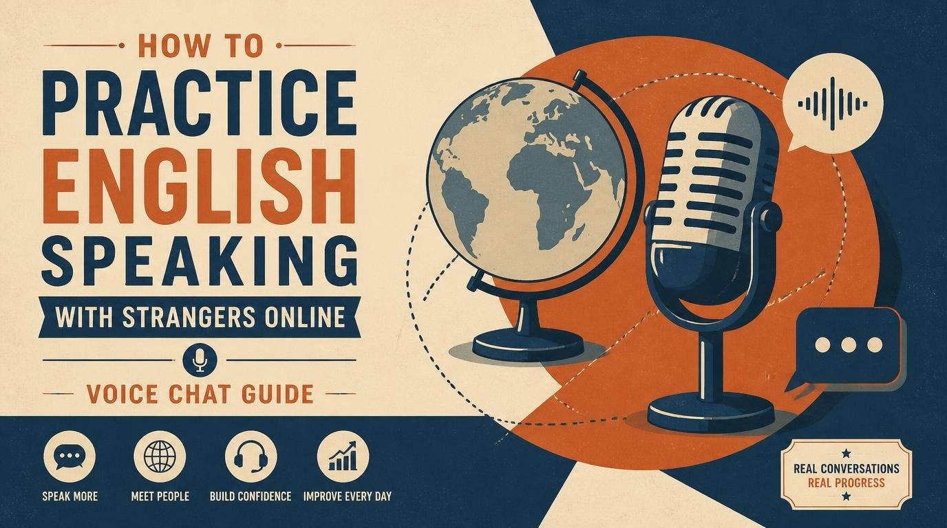 How to Practice English Speaking with Strangers Online — Voice Chat Guide
