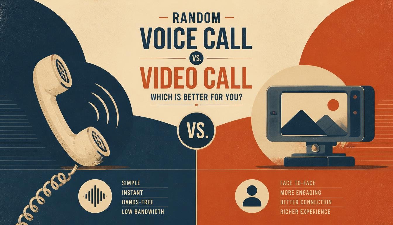 Random Voice Call vs. Video Call: Which is Better for You?