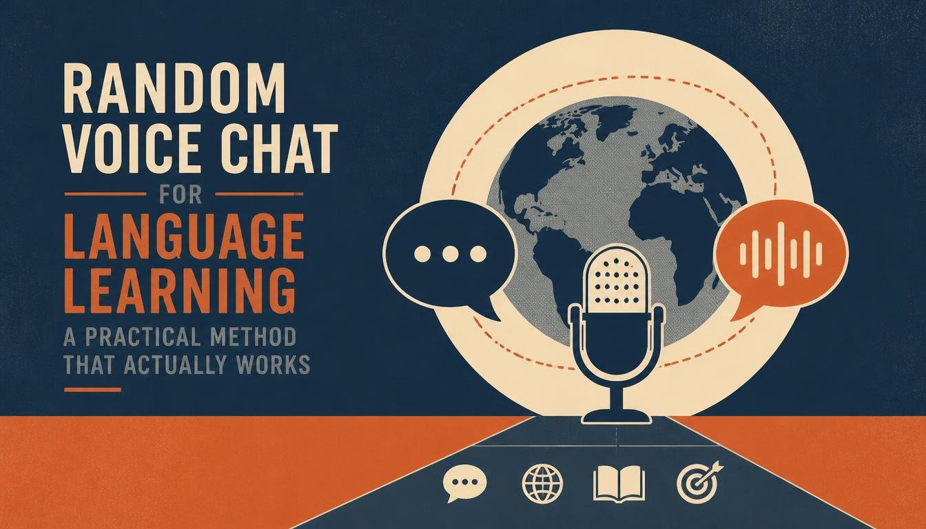 Random Voice Chat for Language Learning: A Practical Method That Actually Works