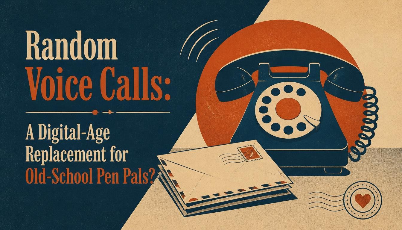 Random Voice Calls: A Digital-Age Replacement for Old-School Pen Pals?